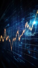 Poster - Investment banking deals overview financial markets data visualization digital environment analytical viewpoint