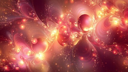 Poster - Dynamic cosmic dance of light and color digital art abstract visual explosion vibrant universe