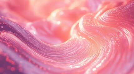 Poster - Fluid motion art abstract environment digital render vibrant colors surreal concept for visual impact