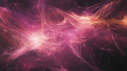 Poster - Cosmic energy flow outer space abstract visual universe digital art ethereal concepts for imagination