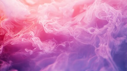 Poster - Ethereal smoke swirls abstract setting digital art colorful environment artistic viewpoint conceptual design for visual impact