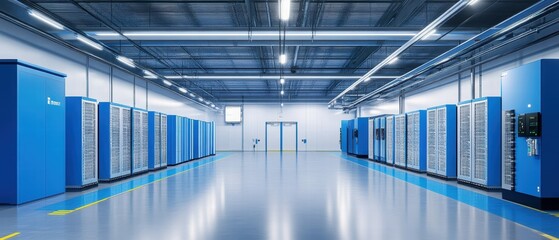 Poster - Advanced Energy Storage Facility with Battery Banks for Sustainable Solutions