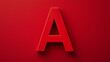 © Digital Sensei - Letter A capitalized 3D render