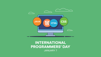 International Programmers Day concept design