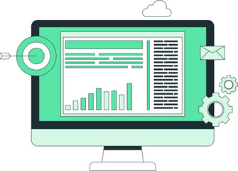Programming Illustration on Computer Screen