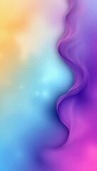 Wall Mural - a close up of a colorful background with a curved wave