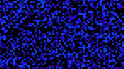Wall Mural - abstract background with blue squares animation. blue small squares zoom and animation digital patte
