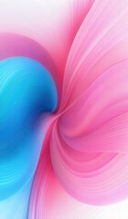 Wall Mural - abstract background with a pink and blue swirl