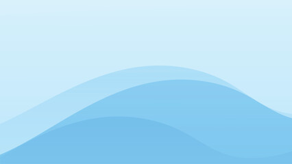 Poster - minimal blue abstract wave background vector illustration. abstract blue wave modern soft luxury tex