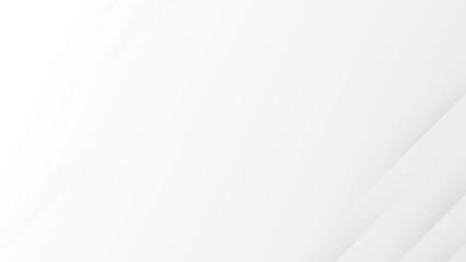 Poster - Blank white background with shaded line. Abstract white and gray background for presentation, wallpaper, banner, brochure and template design