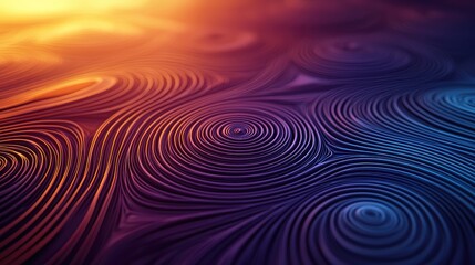 Aufkleber - Swirling patterns of light and color abstract artwork digital art creative environment close-up view visual concept