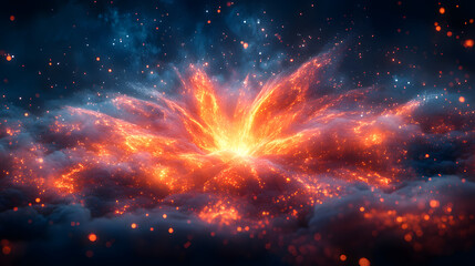 particle flower