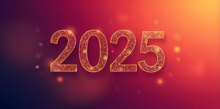 2025, New Year greetings to spread joy and positivity everywhere