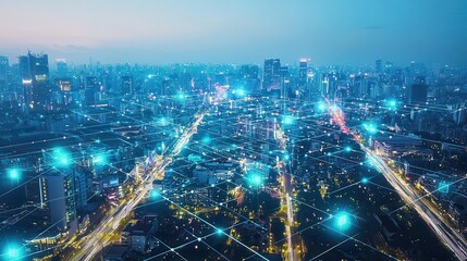 Poster - Innovative Representation of a Smart City Showcase Focused on Urban Development and Modern Technology