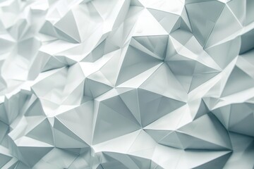 Abstract white geometric background with triangles. (1)