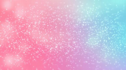 Poster - Colorful Abstract Background of Chaos and Light Particles in Soft Gradient Hues for Contemporary Design and Creative Projects
