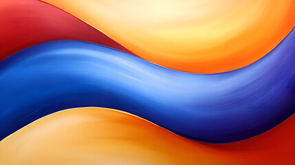 Aufkleber - A vibrant abstract swirl of colors blending seamlessly, creating an energetic visual experience.