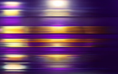 Aufkleber - A purple and gold abstract background with horizontal lines and a blurred effect.
