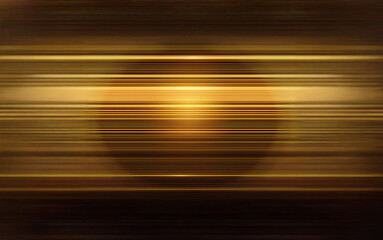 Aufkleber - Abstract background with horizontal lines of gold and brown.