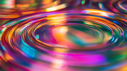 Poster - Realistic set of abstract gradient spots isolated on transparent background. Vector illustration of rainbow color dots, light refraction effect, holographic blurred circles. Abstract design elements