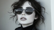© Idrees - Woman Model Wearing Sunglasses Modern Geometric
