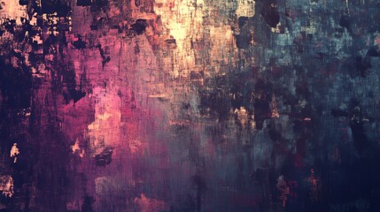 Poster - Colorful Abstract Texture Showcasing Vibrant Hues of Purple, Pink, and Blue With a Textured Surface Conveying Depth and Artistic Flair