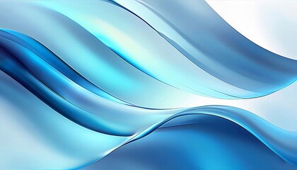 Abstract blue wave background design. (2)