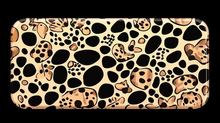 Poster - Abstract Leopard Print Design for Phone Case