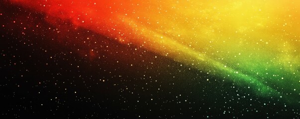 Poster - Abstract background, red yellow green black noise texture grainy color gradient shape, vibrant banner poster header backdrop design