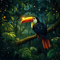 toucan in the jungle