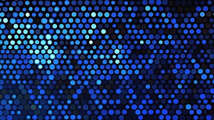 Poster - Digital blue dots background