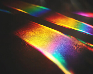 Wall Mural - Abstract glass rainbow background