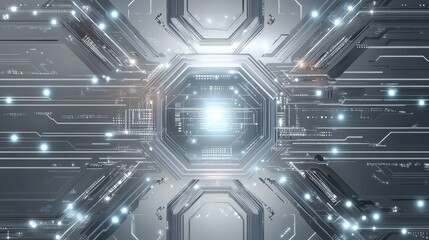Aufkleber - grey & white modern technology electric abstract background. Vector graphic design.for creative banner, poster, template website,book