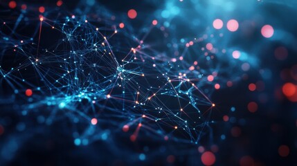 Poster - Technology Network Background.