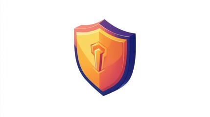 Poster - firewall protection icon. Element of cybersecurity icon for mobile concept and web apps. Glyph style firewall protection icon can be used for web and mobile on white background