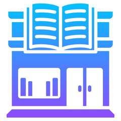 Poster - Bookstore Icon