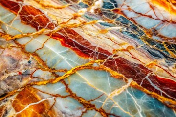 Poster - Marble Texture, Stone Surface, Carrara Marble, White Marble, Natural Stone Background, Polished Marble, Marble Slab, Detailed Marble, Closeup Marble, Marble Photography