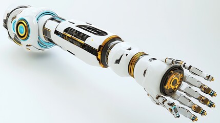Poster - Robotic arm, detailed design.