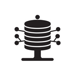 Poster - Data tree icon.