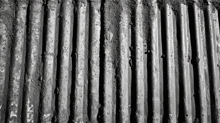 Poster - Abstract Texture with Vertical Lines and Surface Imperfections