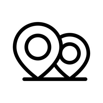 Places Icon Vector Symbol Design Illustration