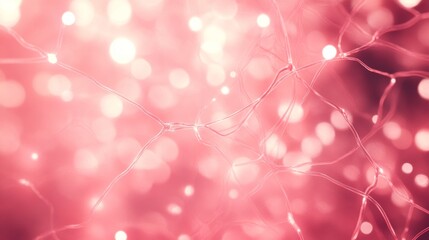 Poster - Illuminating connections abstract light patterns digital space visual art modern aesthetic close-up energy and emotion