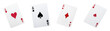 © Foxgrafy - Four aces from a standard deck of playing cards