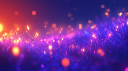 Poster - Vibrant light effects abstract environment digital art colorful background close-up view visual inspiration for creativity
