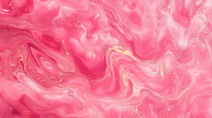 Poster - Dynamic pink marble texture abstract art digital design modern aesthetic close-up visual creativity