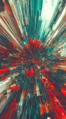 Poster - Glitching Data Stream Creating an Immersive Digital Distortion Experience