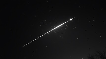 Wall Mural - falling star trail.