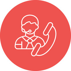 Sticker - Call Center Icon