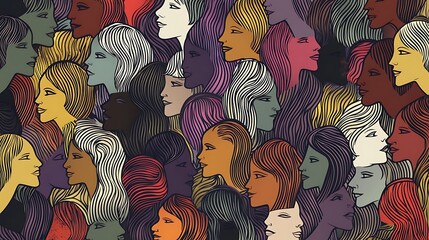 Poster - Diverse faces.