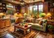 © nick - Create a warm, rustic farmhouse kitchen: cozy and homely design ideas for your heart.
